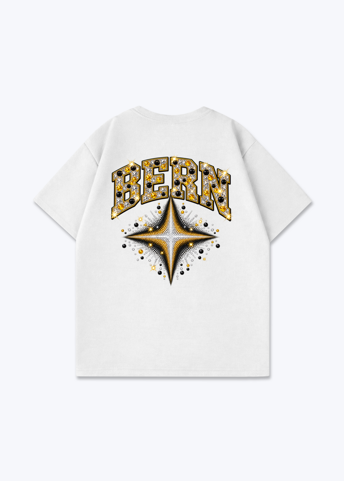 Bern Stars Oversized T-Shirt - White Back (Designed)