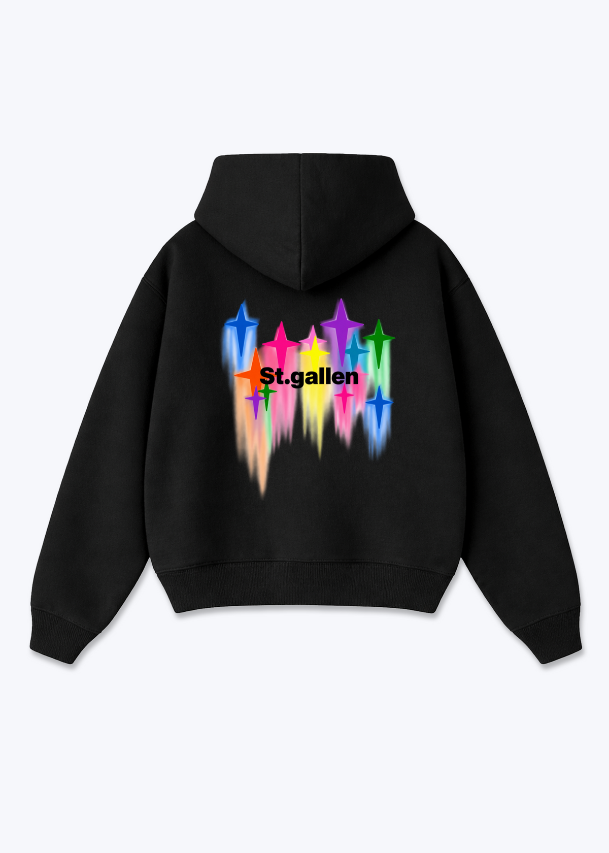 St.Gallen Stars Oversized Hoodie - Black Back (Designed)