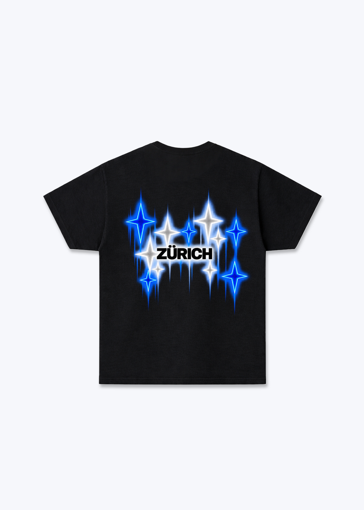Zürich Fade Basic T-Shirt - Black Back (Designed)