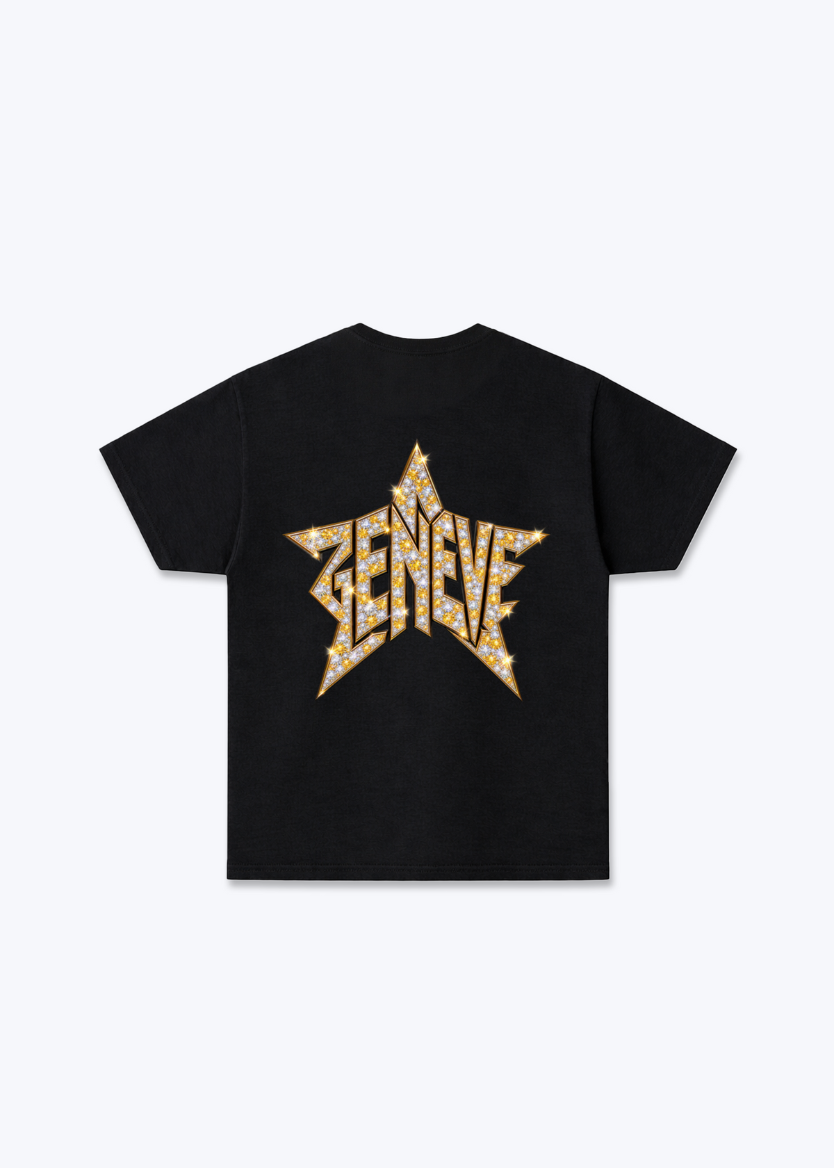 Gèneve Star Basic T-Shirt - Black Back (Designed)