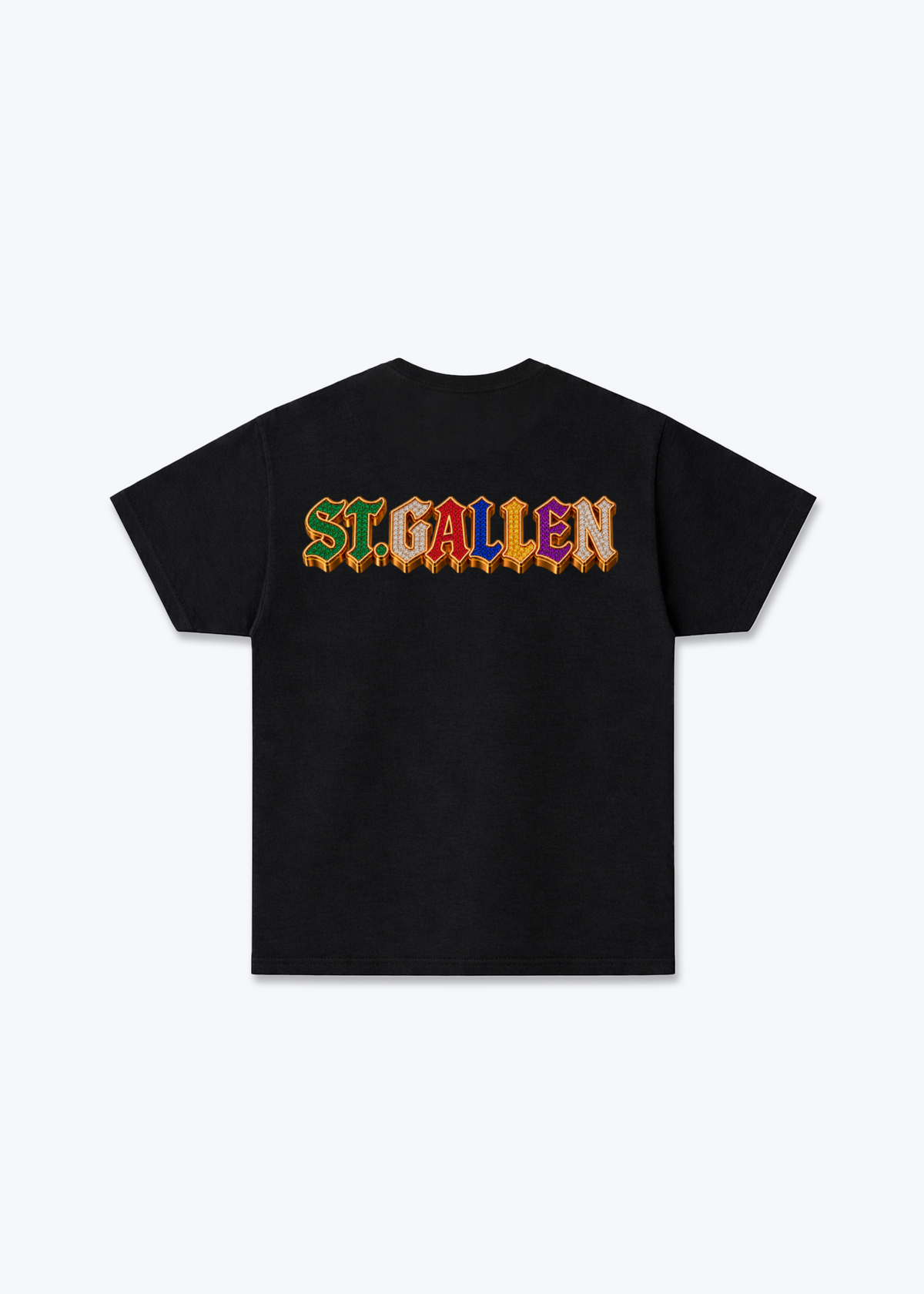 St.Gallen Jewels Basic T-Shirt - Black Back (Designed)