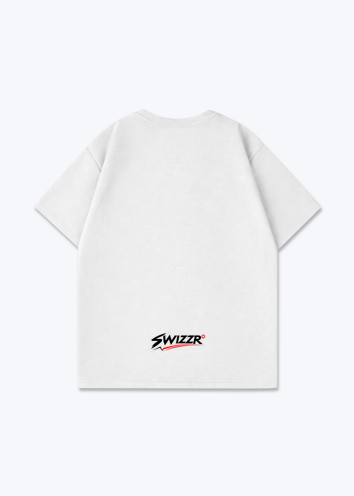 Zürich White Lion Oversized T-Shirt - White Back (Designed)