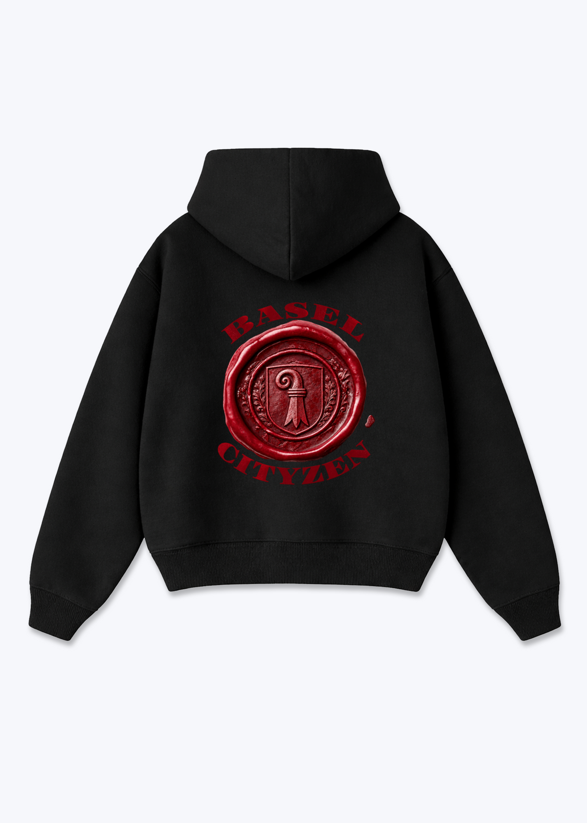 Basel Cityzen Oversized Hoodie - Black Back (Designed)