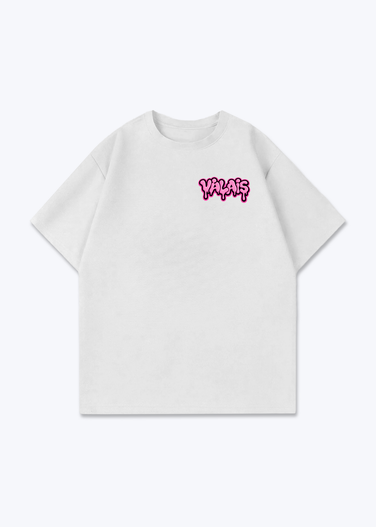 Wallis Gummy Oversized T-Shirt - White Front (Designed)
