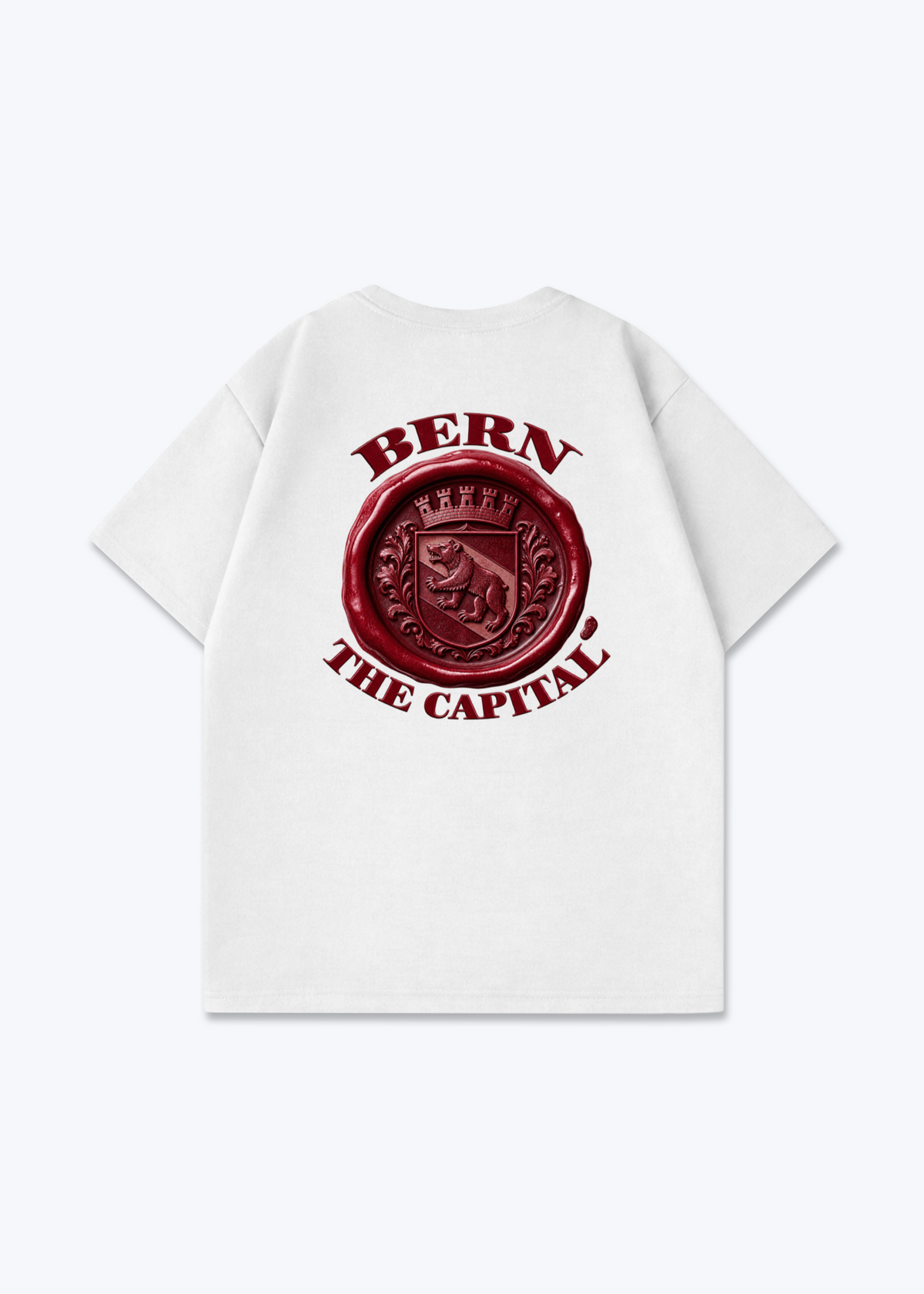 Bern Stamp Oversized T-Shirt - White Back (Designed)