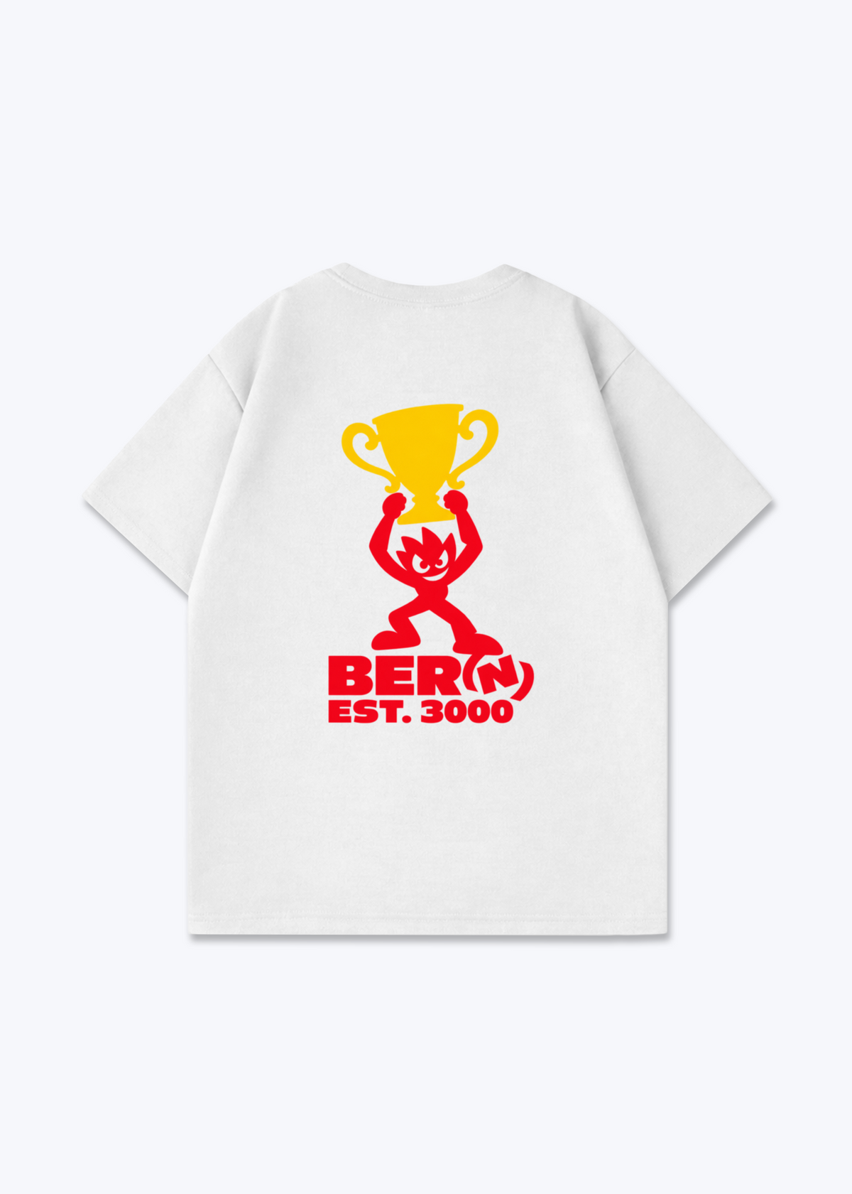 Bern Win Oversized T-Shirt - White Back (Designed)