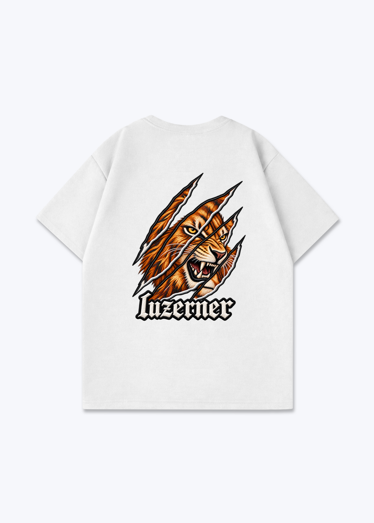 Luzern Luzerner Oversized T-Shirt - White Back (Designed)