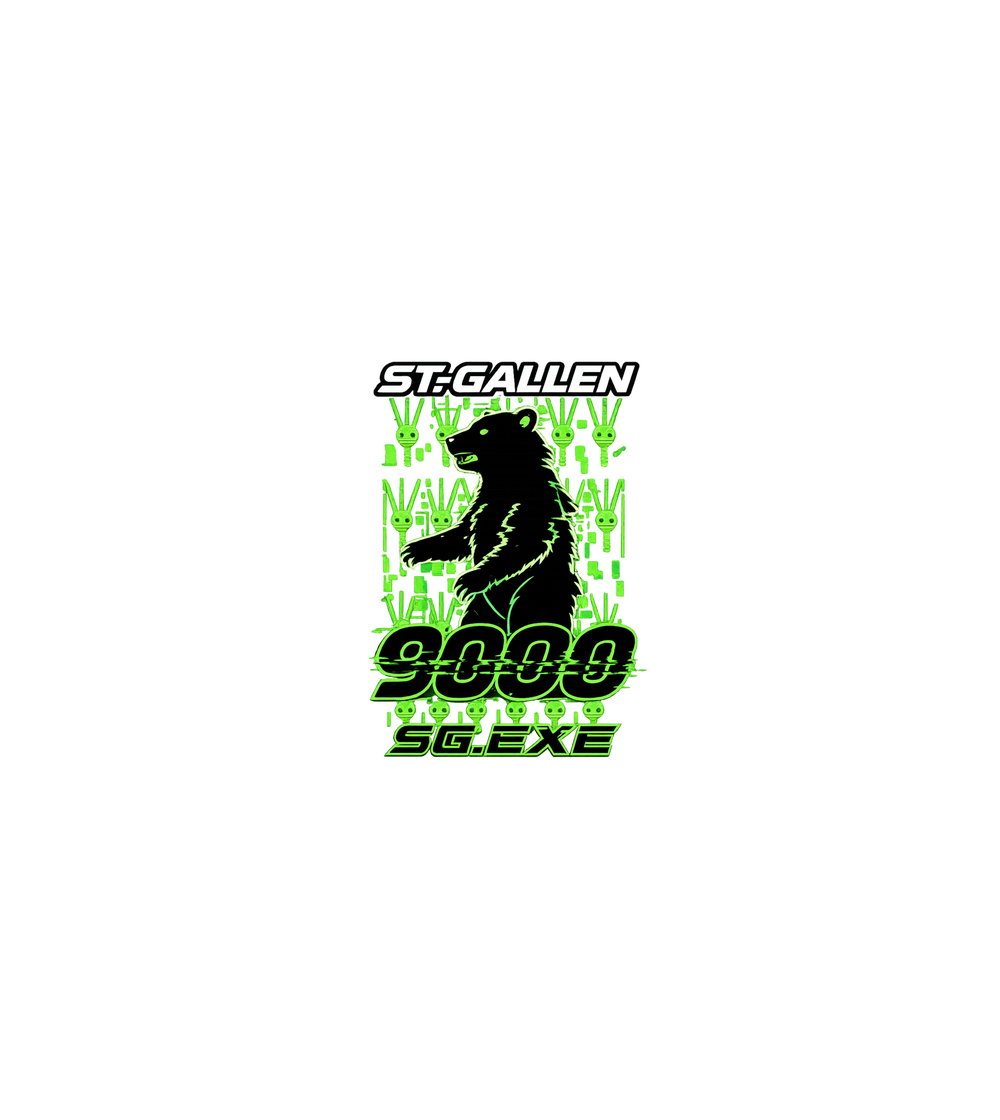 St.Gallen 9000 Neon Bear Tee