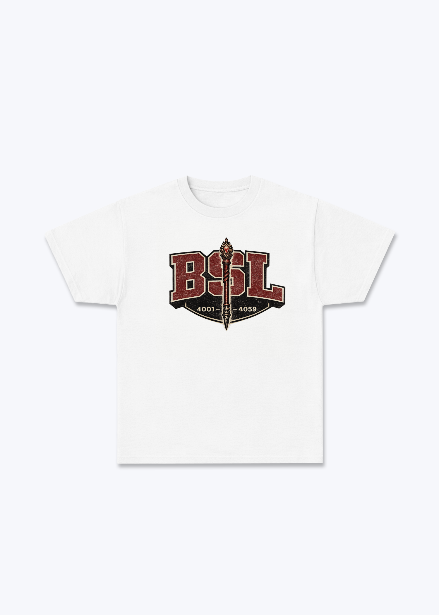 Basel Bischofsstab Tee - White Front (Designed)