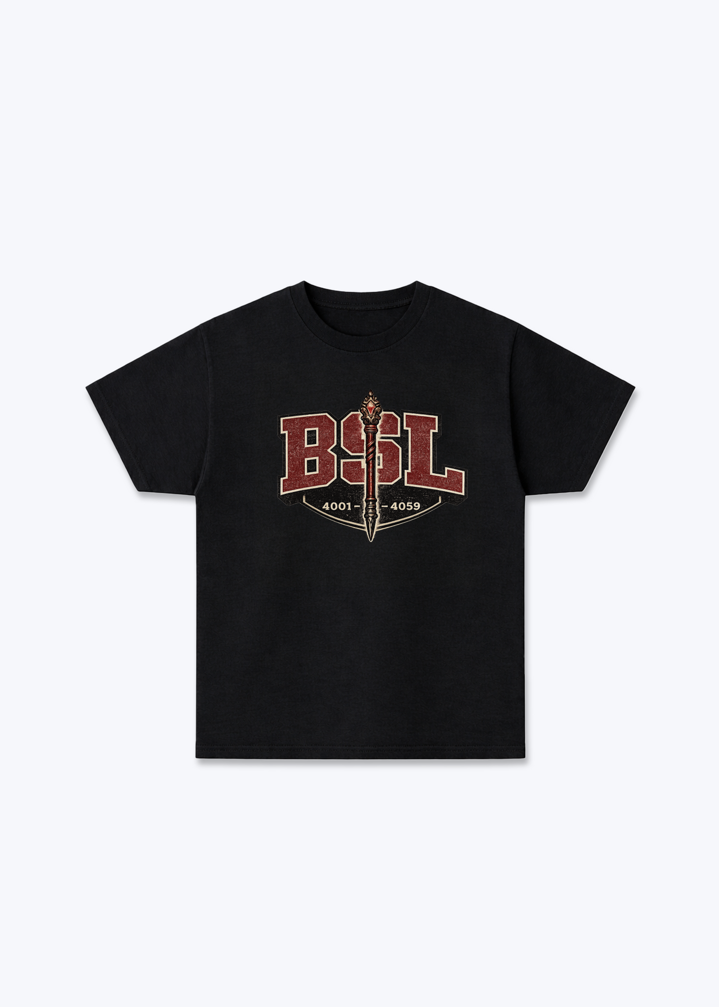 Basel Bischofsstab Tee - Black Front (Designed)