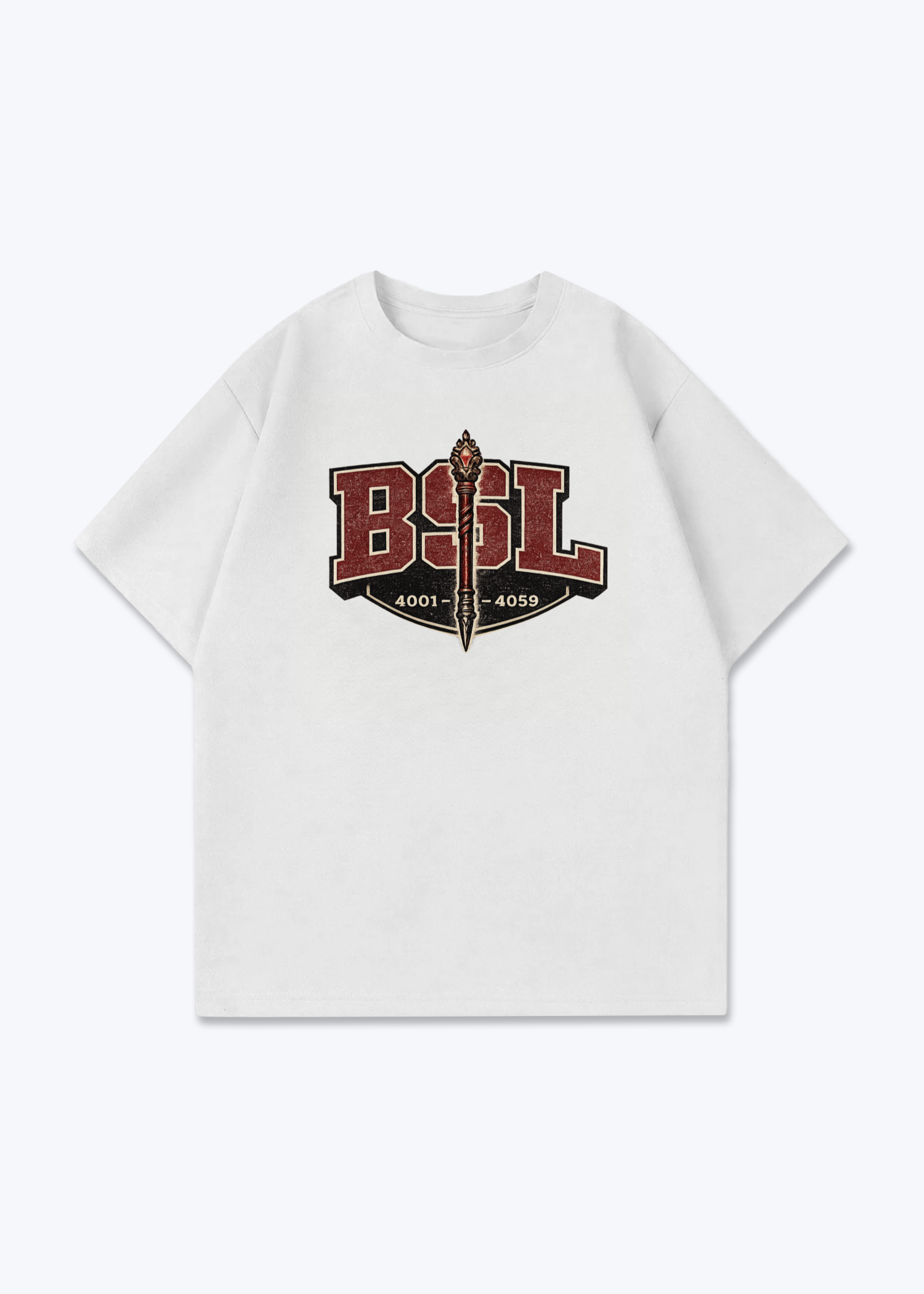 Basel Bischofsstab Tee - White Front (Designed)