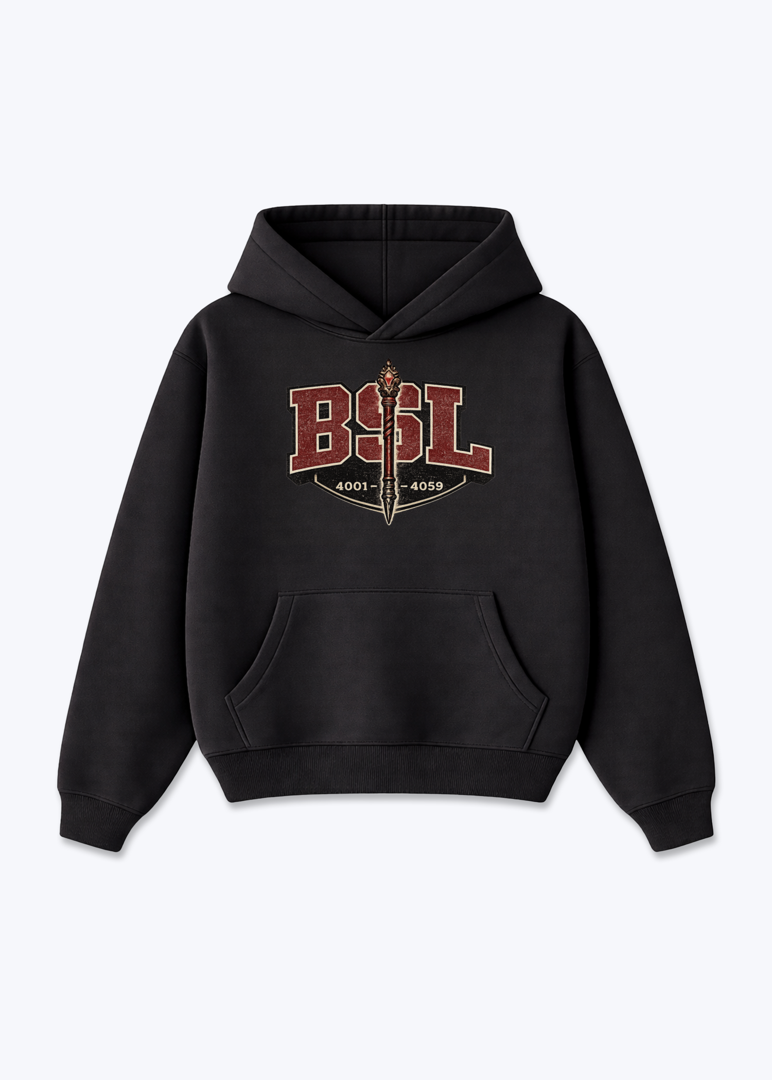 Basel Bischofsstab Tee - Black Front (Designed)