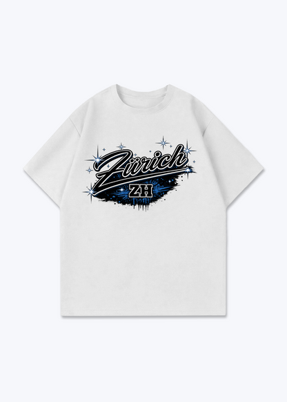 Zürich Stars Tee - White Front (Designed)