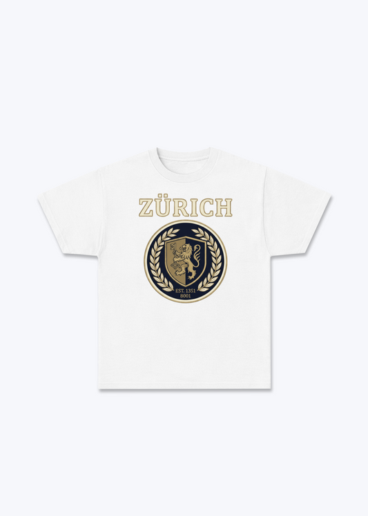 Zürich Owners Club Tee - White Front (Designed)