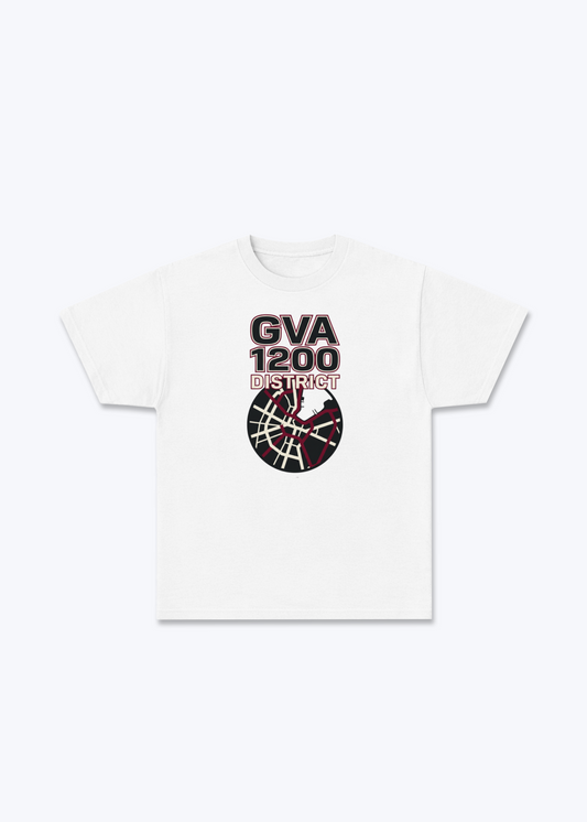 Genève 1200 District Tee - White Front (Designed)