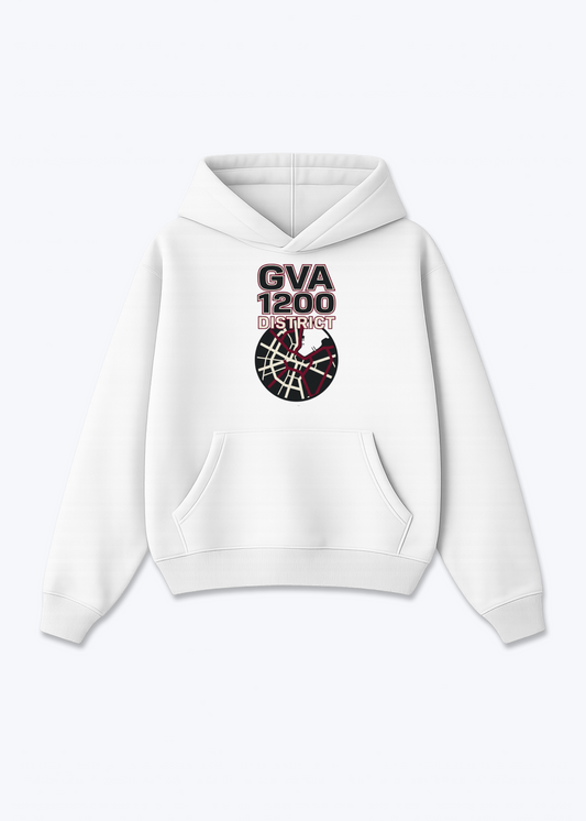 Genève 1200 District Tee - White Front (Designed)