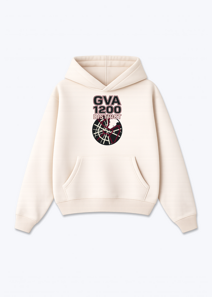 Genève 1200 District Tee - Beige Front (Designed)