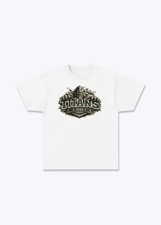 Jura Titans 2800 Tee - White Front (Designed)