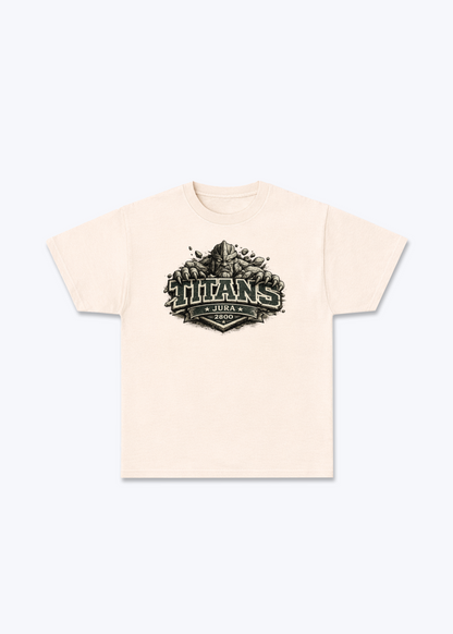 Jura Titans 2800 Tee - Beige Front (Designed)