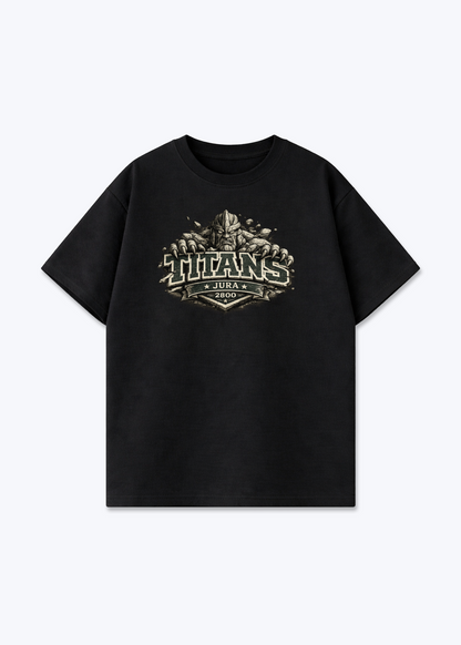 Jura Titans 2800 Tee - Black Front (Designed)