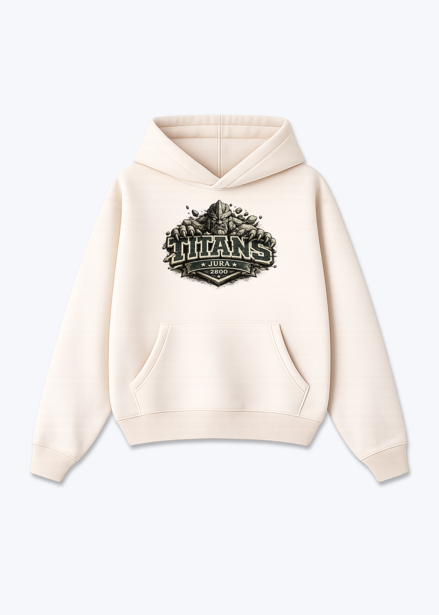 Jura Titans 2800 Tee - Beige Front (Designed)