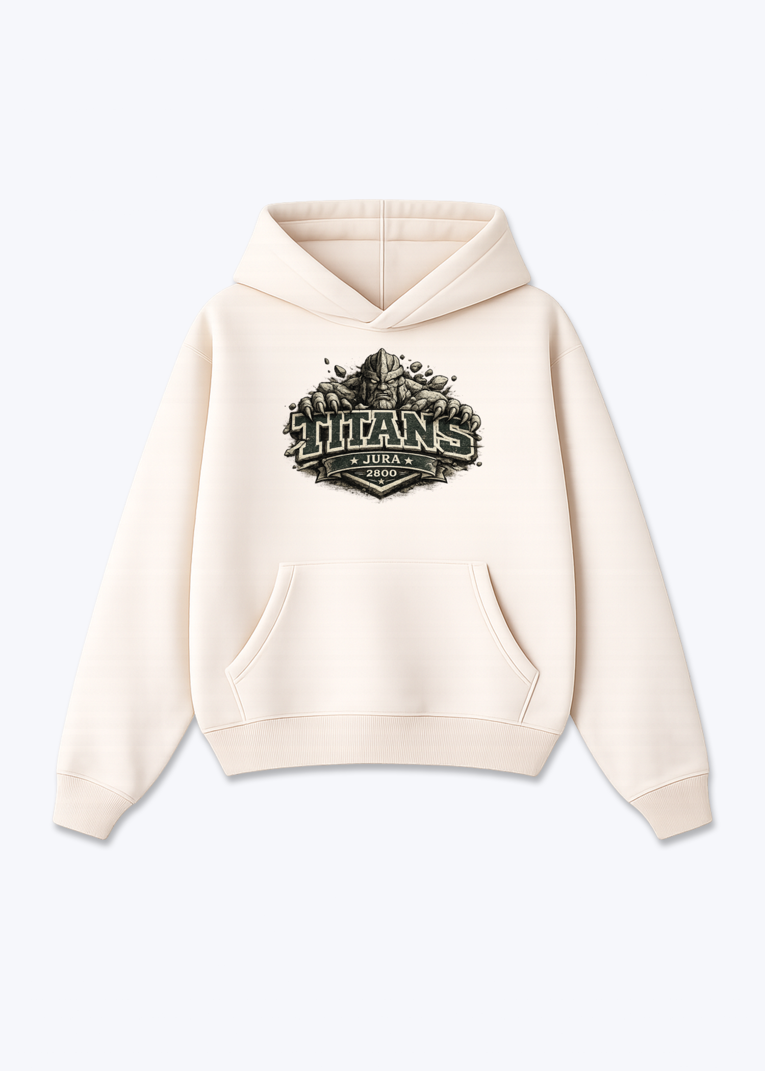 Jura Titans 2800 Tee - Beige Front (Designed)