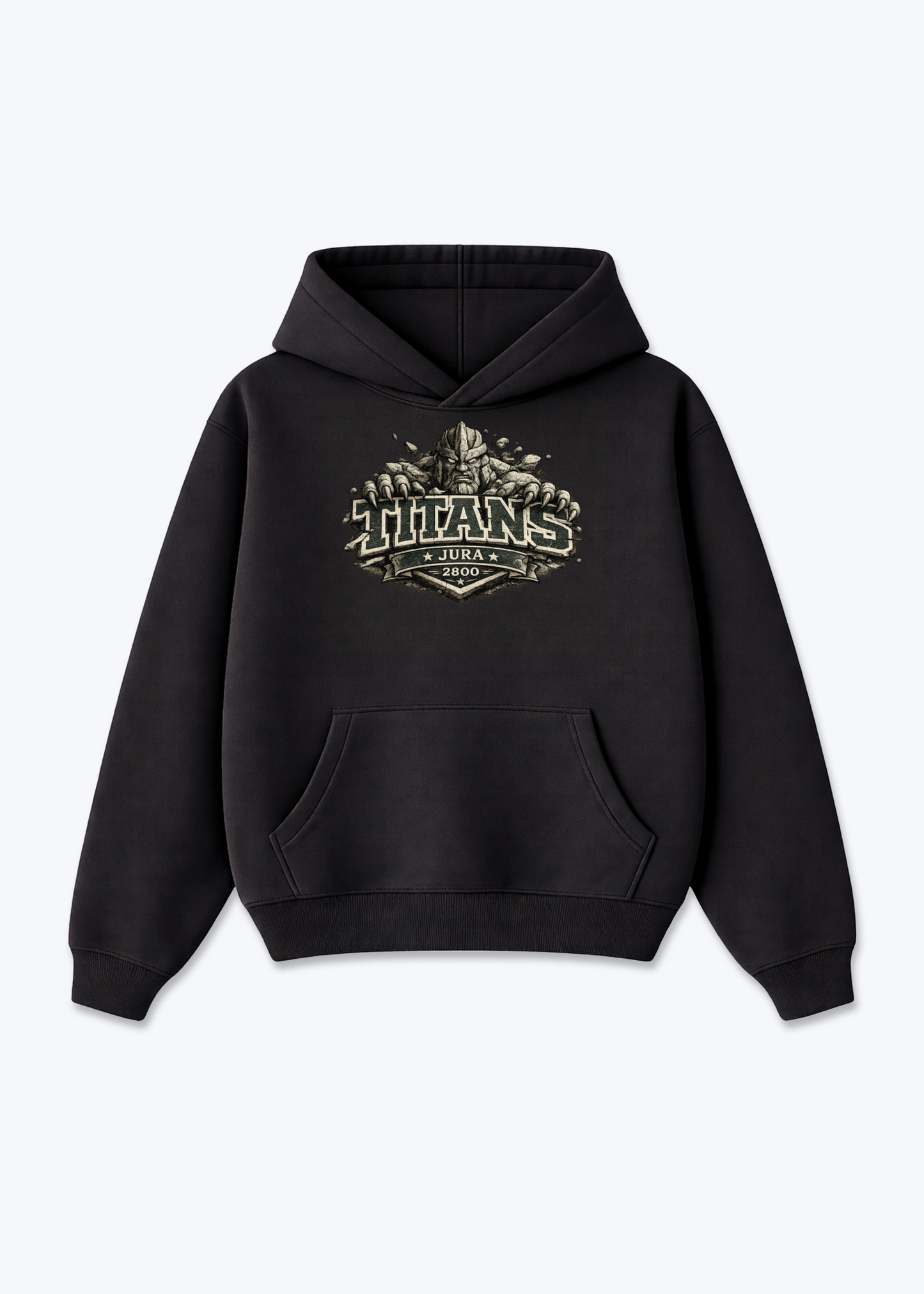 Jura Titans 2800 Tee - Black Front (Designed)