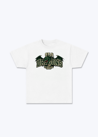 St.Gallen Dragons Tee - White Front (Designed)