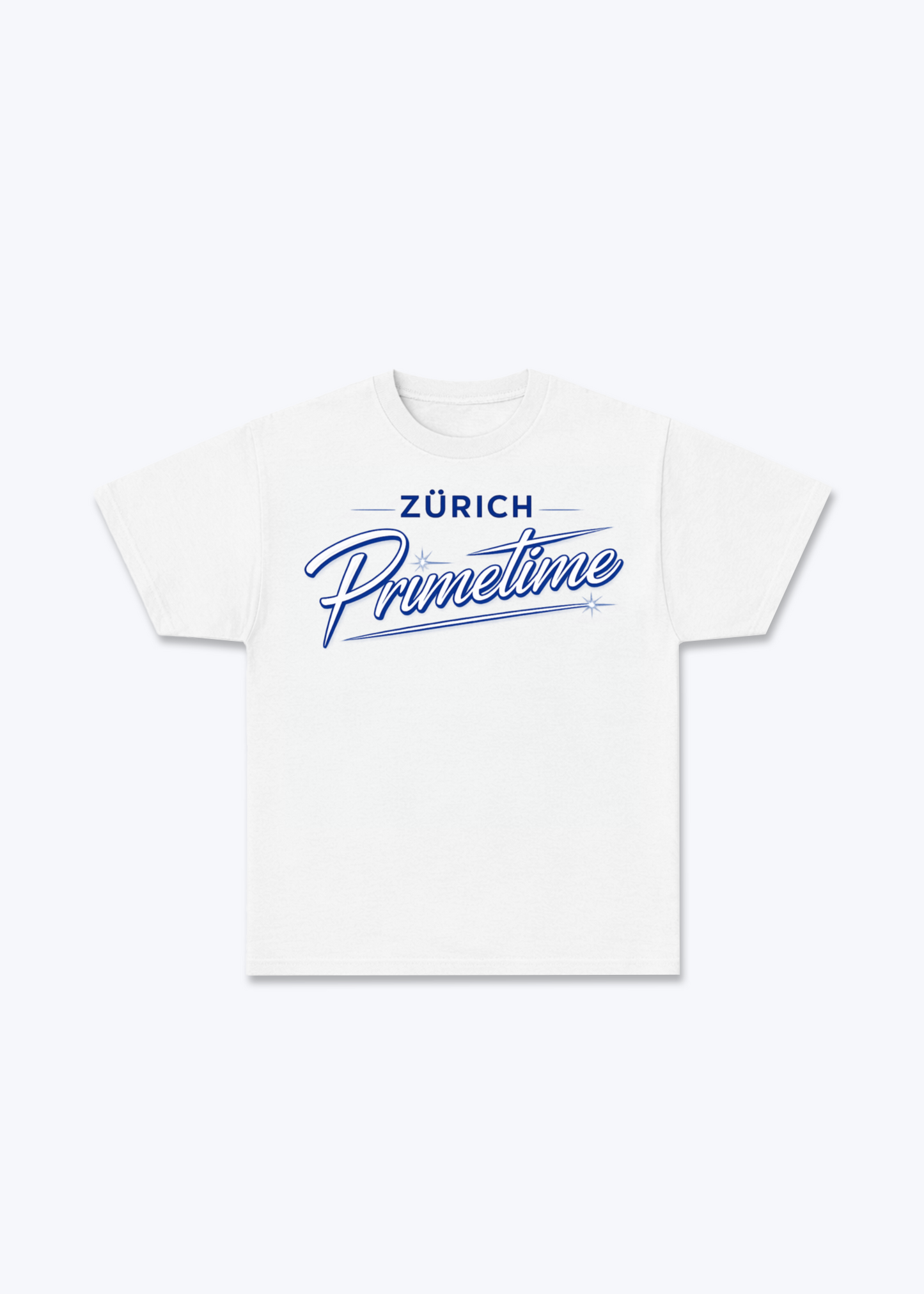 Zürich Primetime Tee - White Front (Designed)