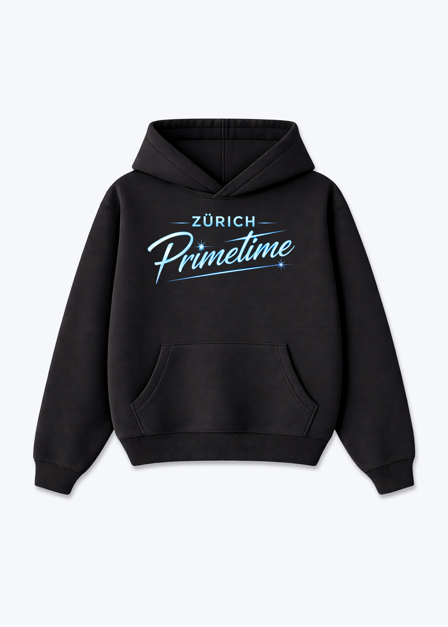 Zürich Primetime Tee - Black Front (Designed)