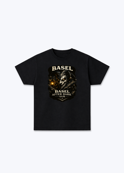 Basel After Dark Tee - Black Front (Designed)