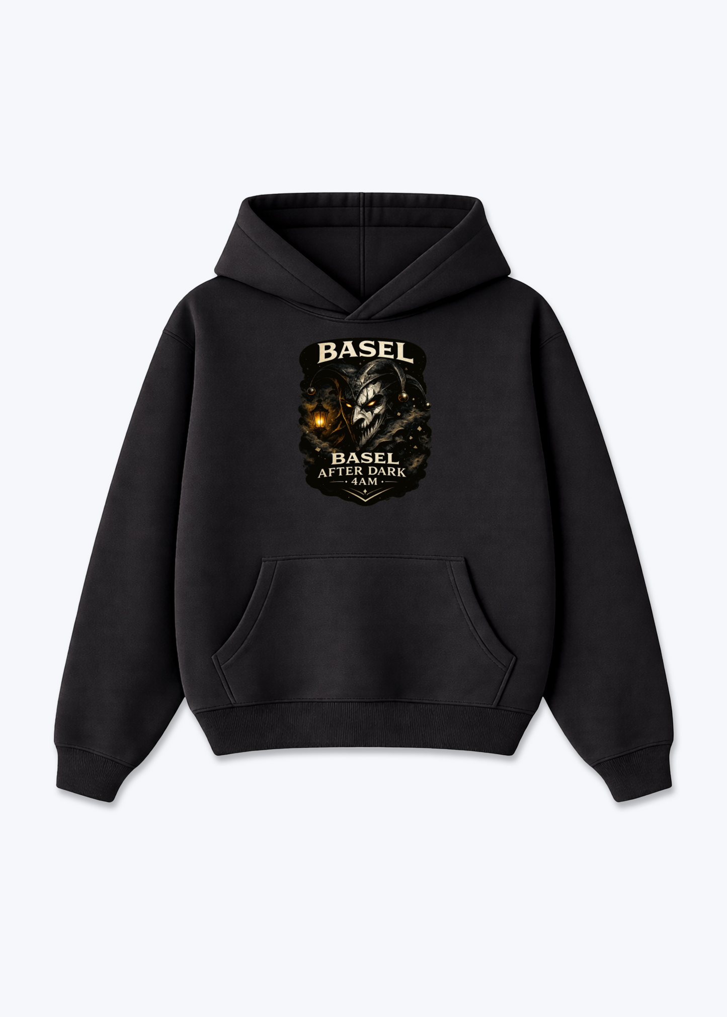 Basel After Dark Tee - Black Front (Designed)