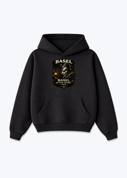 Basel After Dark Tee - Black Front (Designed)