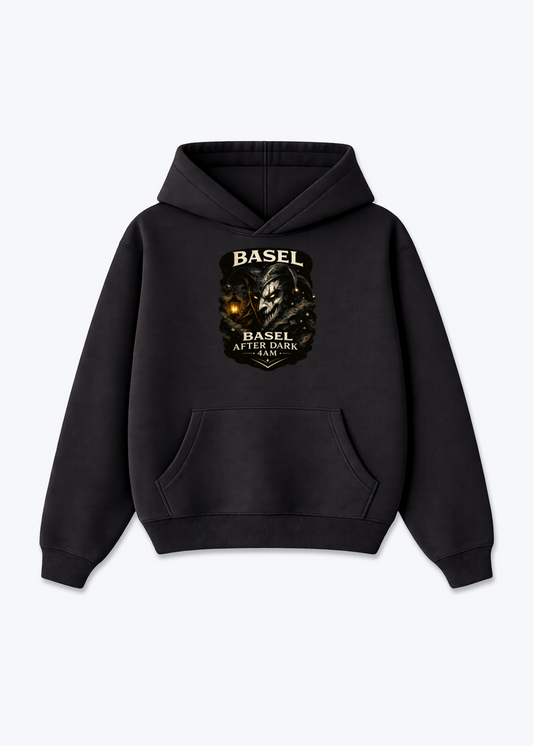 Basel After Dark Tee - Black Front (Designed)