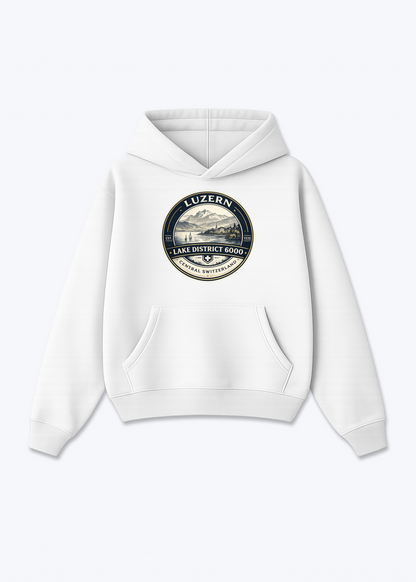 Luzern Lake District Tee - White Front (Designed)