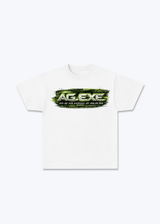 Aargau Exe Tee - White Front (Designed)