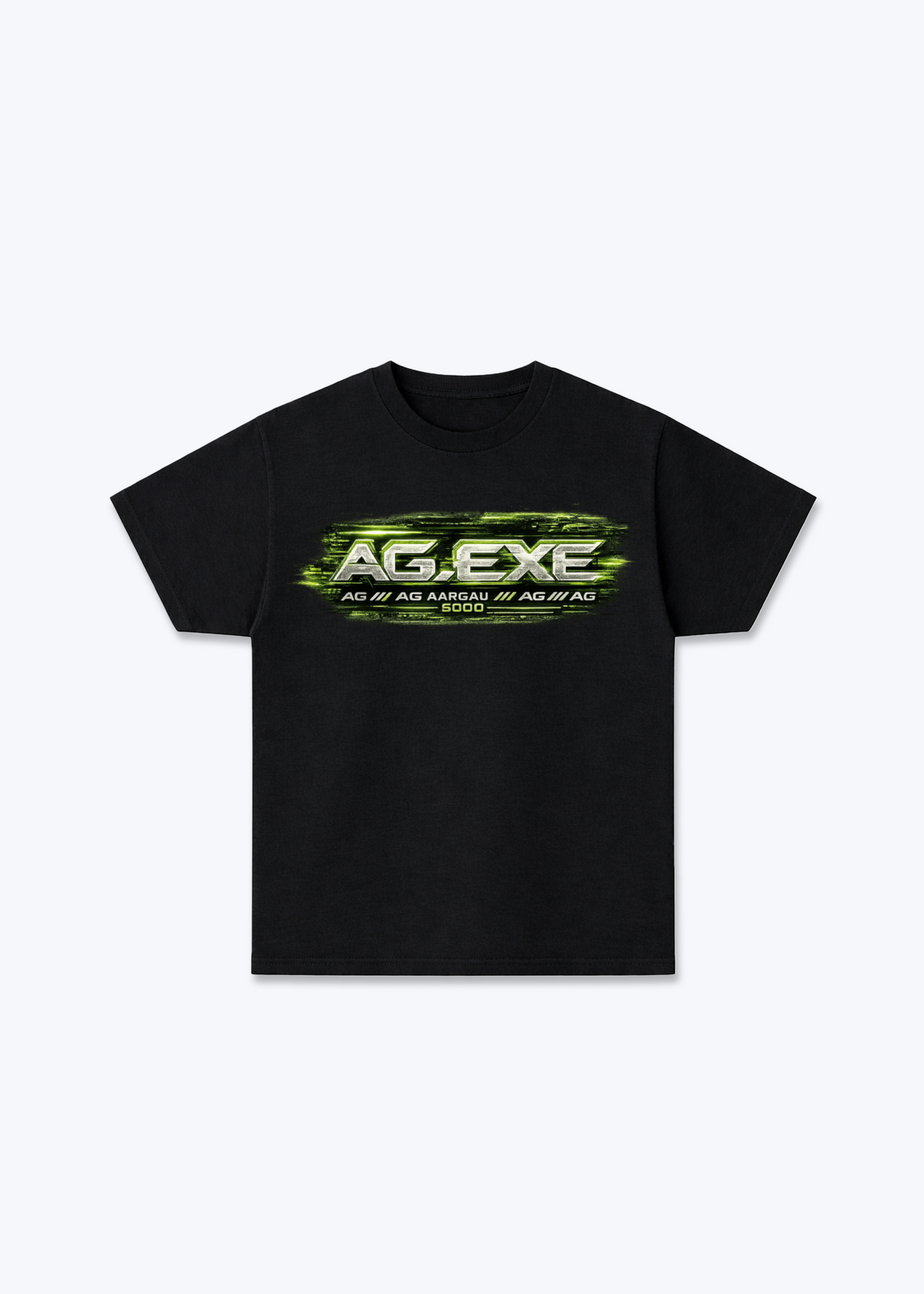Aargau Exe Tee - Black Front (Designed)