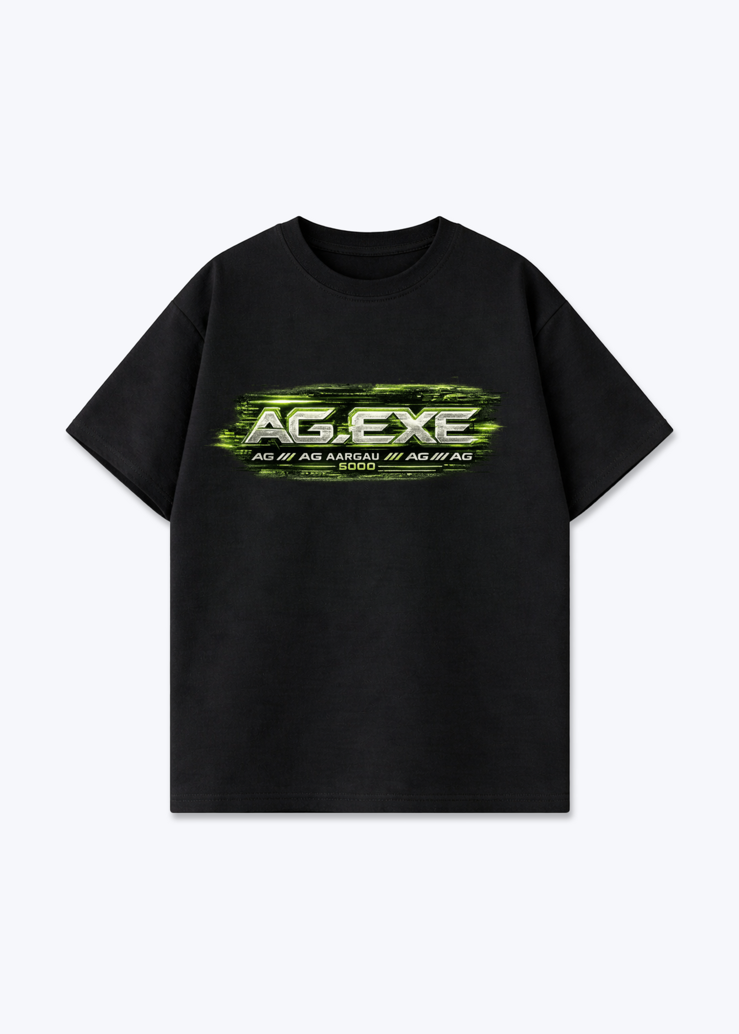 Aargau Exe Tee - Black Front (Designed)
