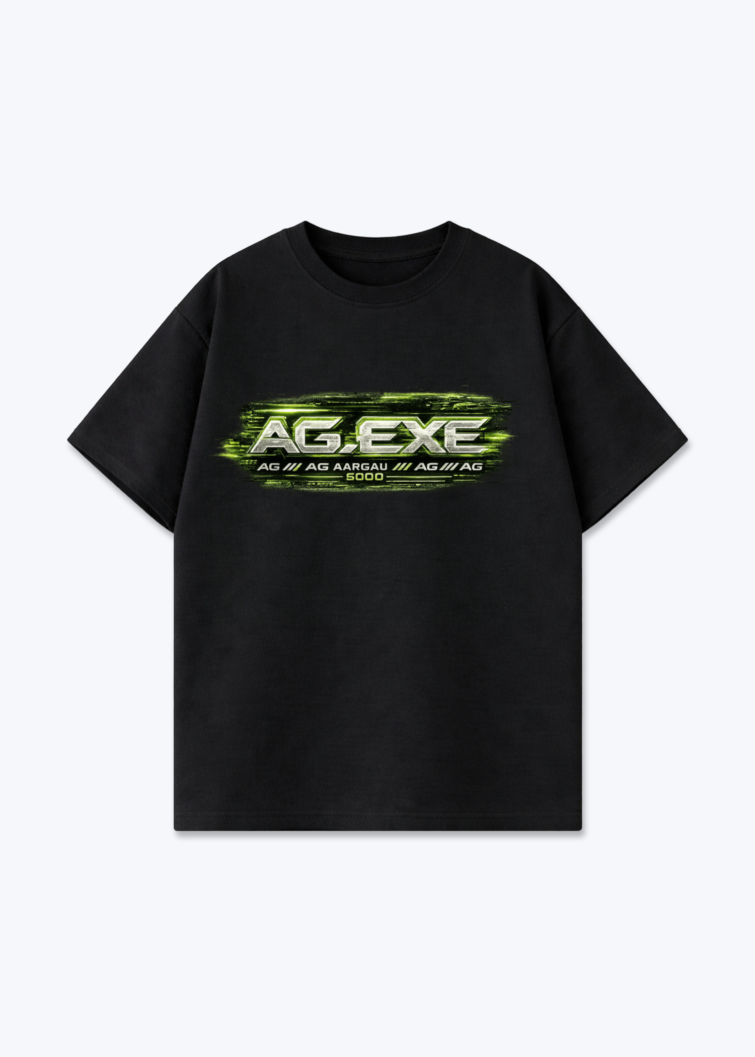 Aargau Exe Tee - Black Front (Designed)