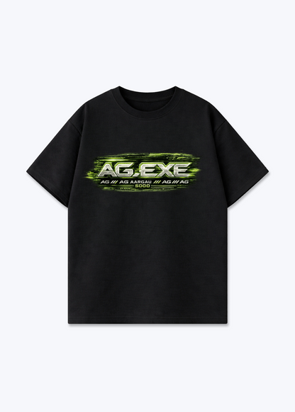 Aargau Exe Tee - Black Front (Designed)