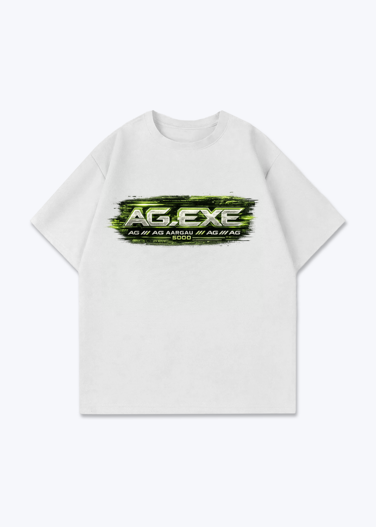 Aargau Exe Tee - White Front (Designed)