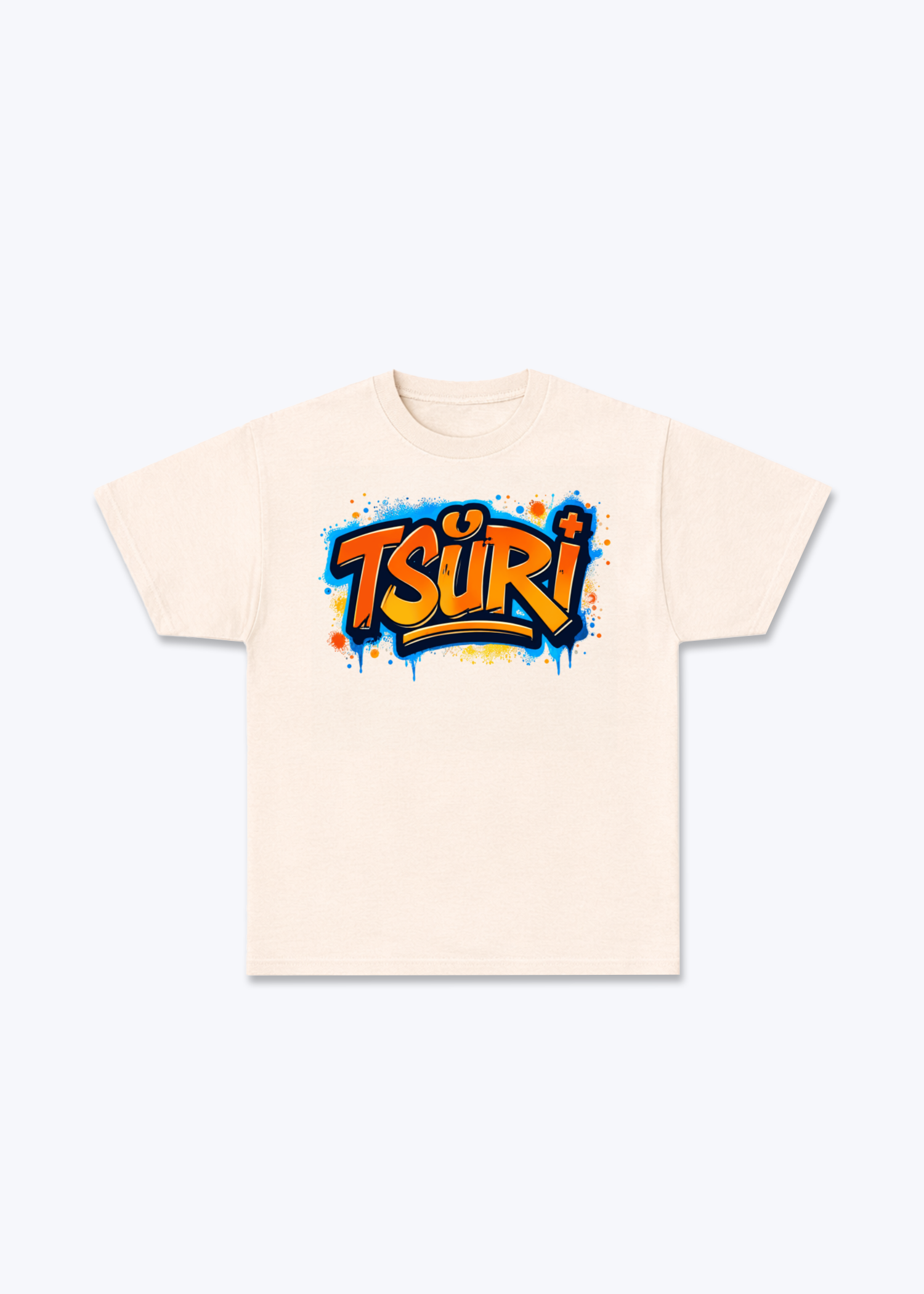 Zürich Tsüri Tee - Beige Front (Designed)