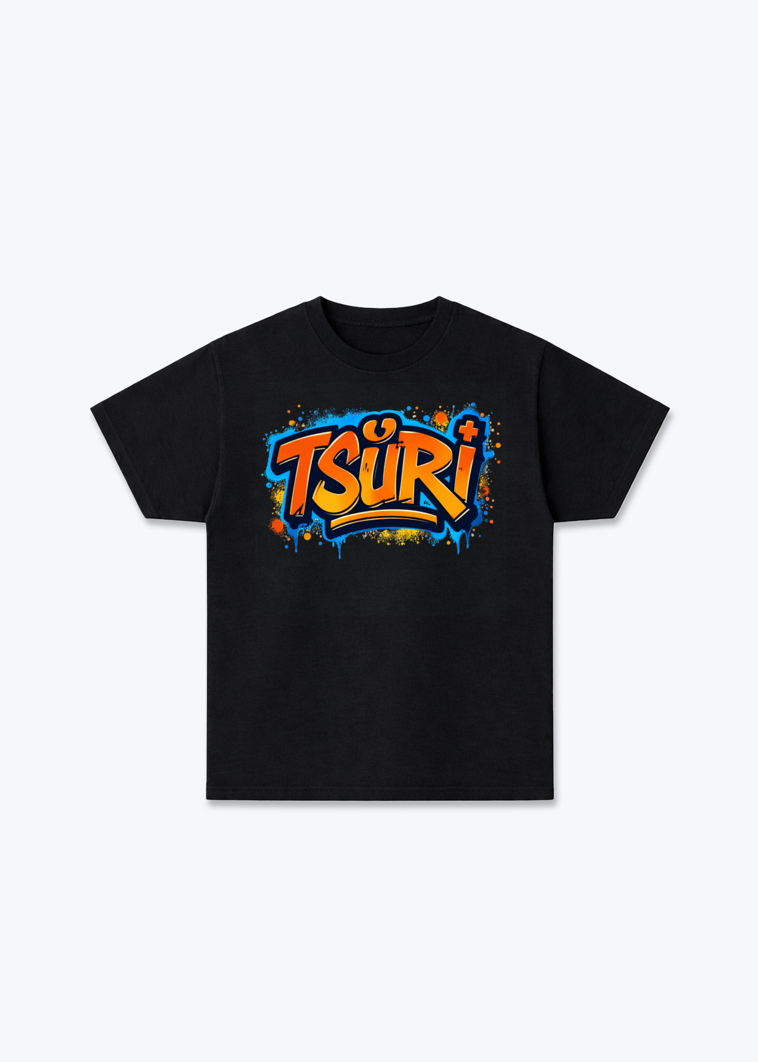 Zürich Tsüri Tee - Black Front (Designed)