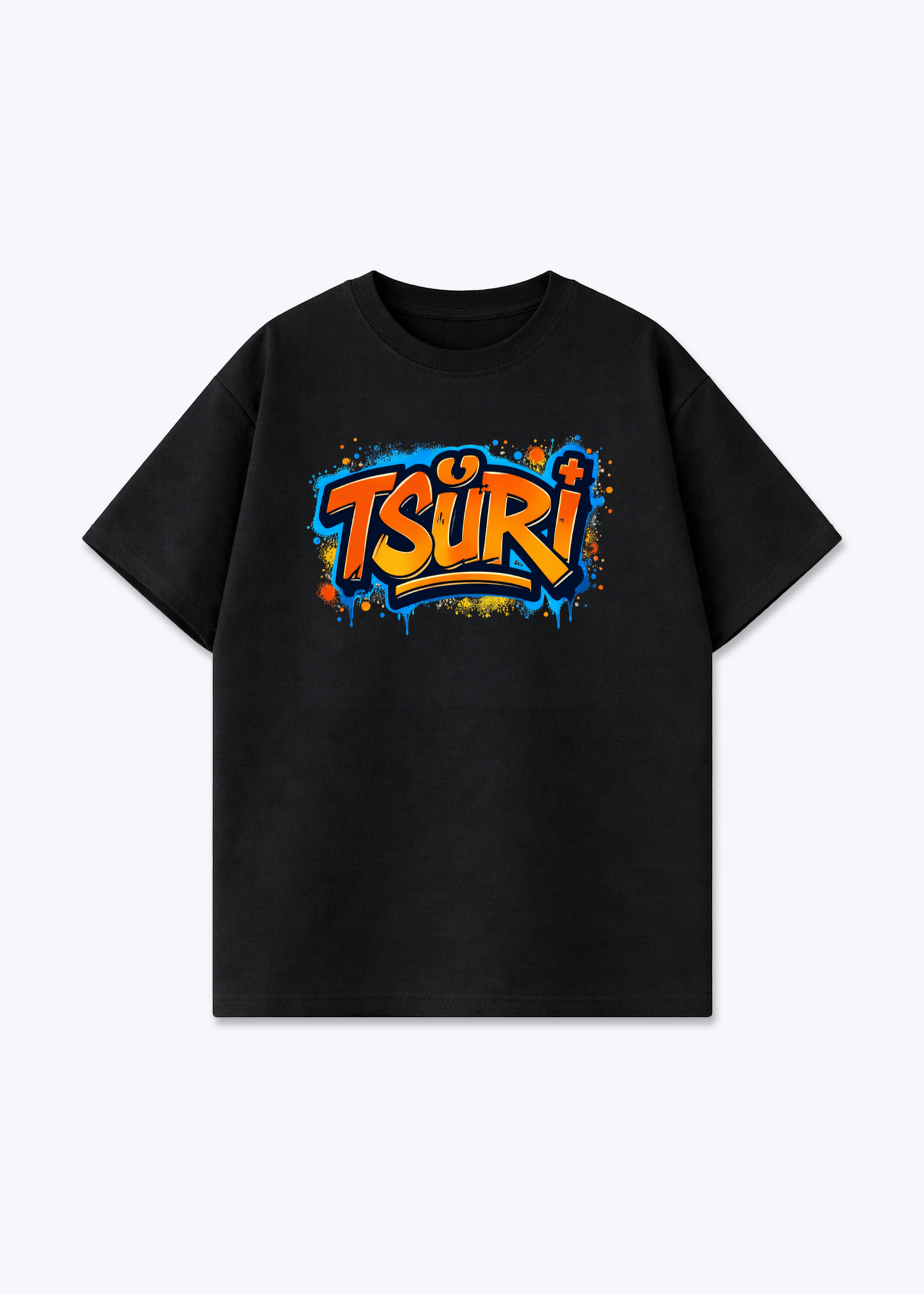 Zürich Tsüri Tee - Black Front (Designed)