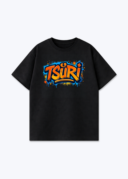 Zürich Tsüri Tee - Black Front (Designed)