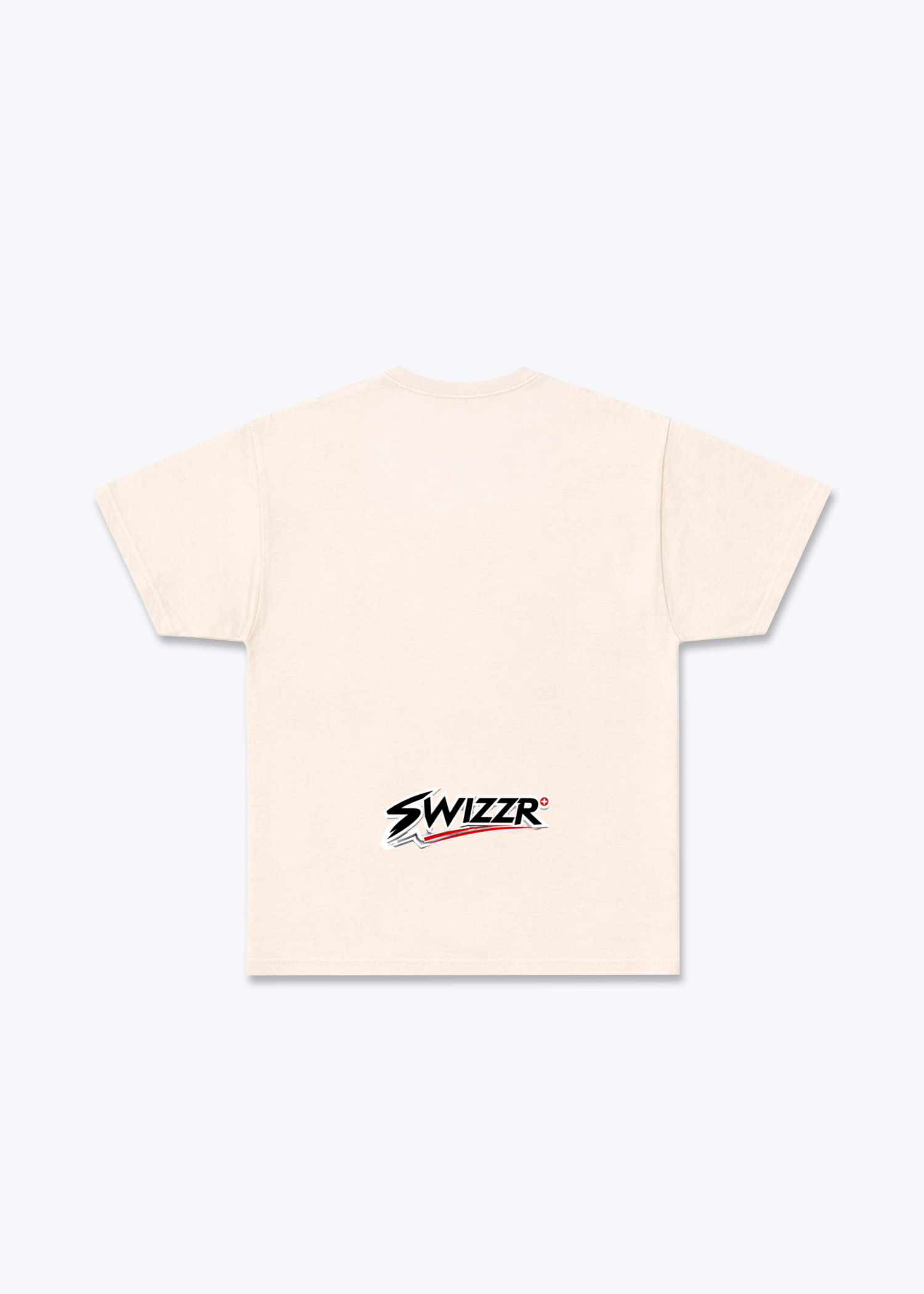 Bern Bear Statement Tee - Beige Back (Designed)