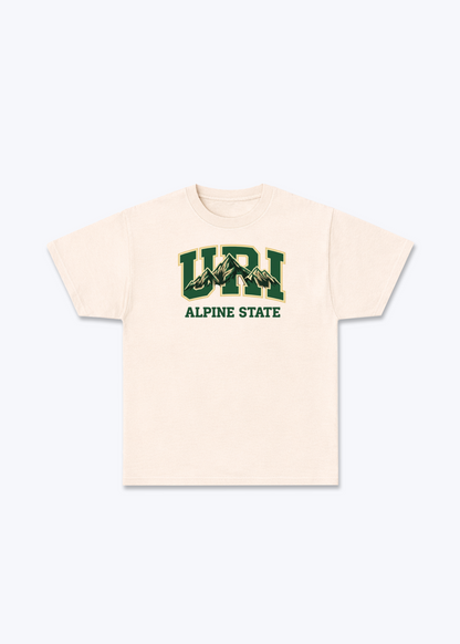 Uri Alpine State Tee - Beige Front (Designed)