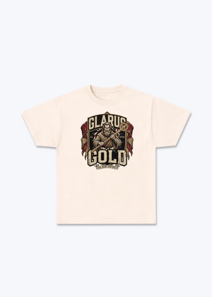 Glarus Gold 8750 Tee - Beige Front (Designed)