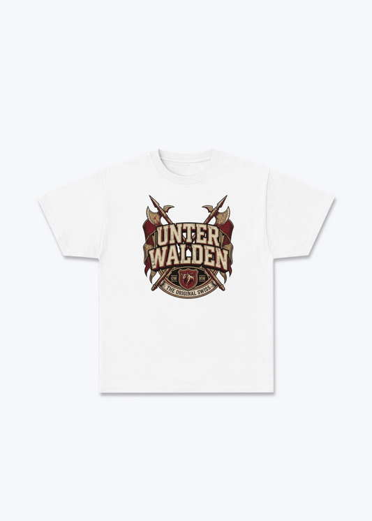 Nidwalden x Obwalden x Unterwalden Tee - White Front (Designed)