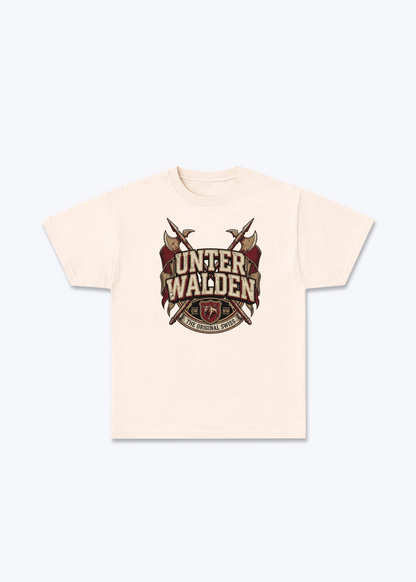 Nidwalden x Obwalden x Unterwalden Tee - Beige Front (Designed)